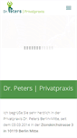 Mobile Screenshot of privatpraxis-berlin-mitte.de